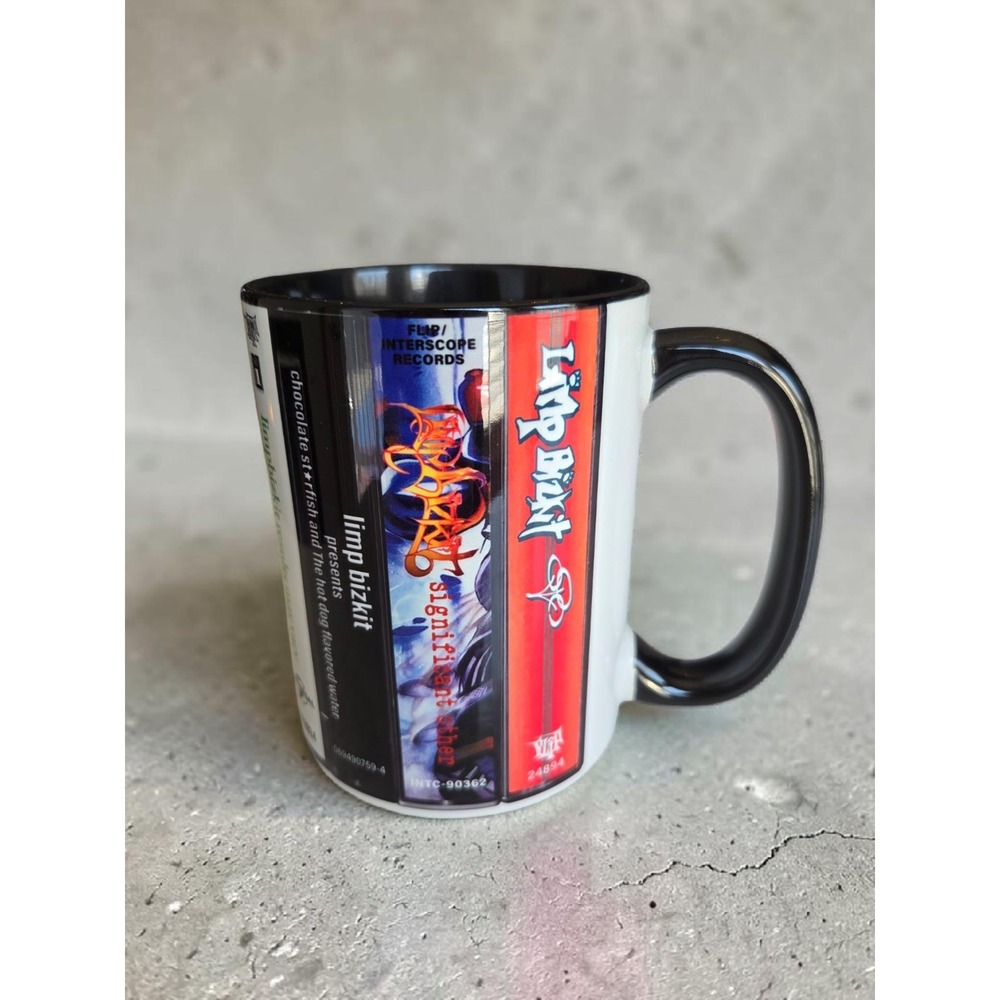 Limp Bizkit Albums Cassette Retro Collection Ceramic Mug